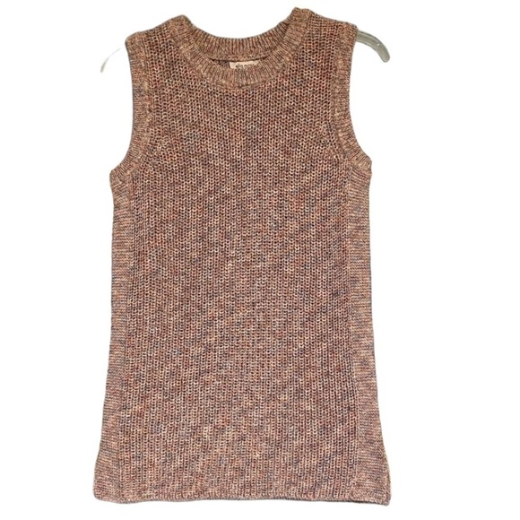 Ella Moss Sweaters - Ella Moss Marbled Knit Sleeveless Sweater Sz Small